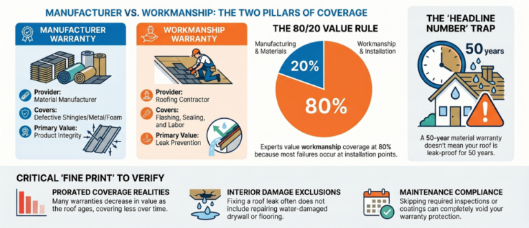 Manufacturer Vs. Workmanship Diagram