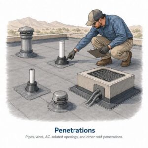 Roof Penetrations Diagram
