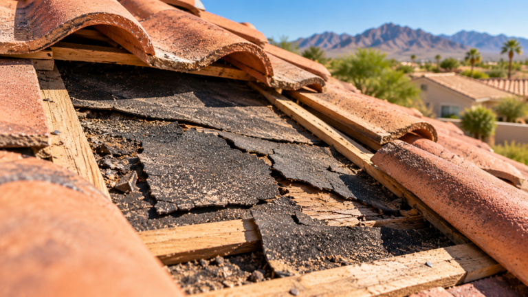 How do i know if my tile roof underlayment is failing
