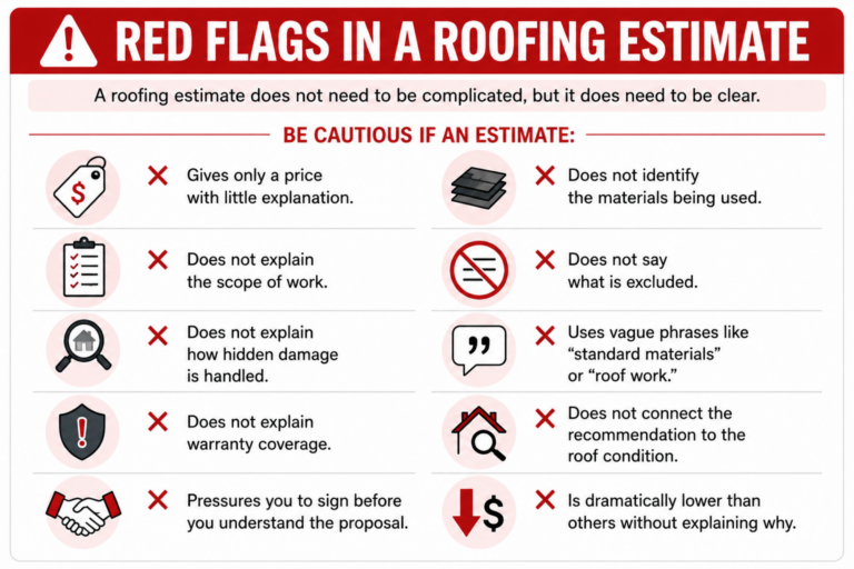 Red Flags In A Roofing Estimate