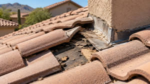 What causes tile roof leaks in Phoenix