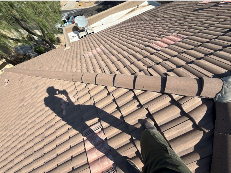 roof top picture of a tile roof in phoenix